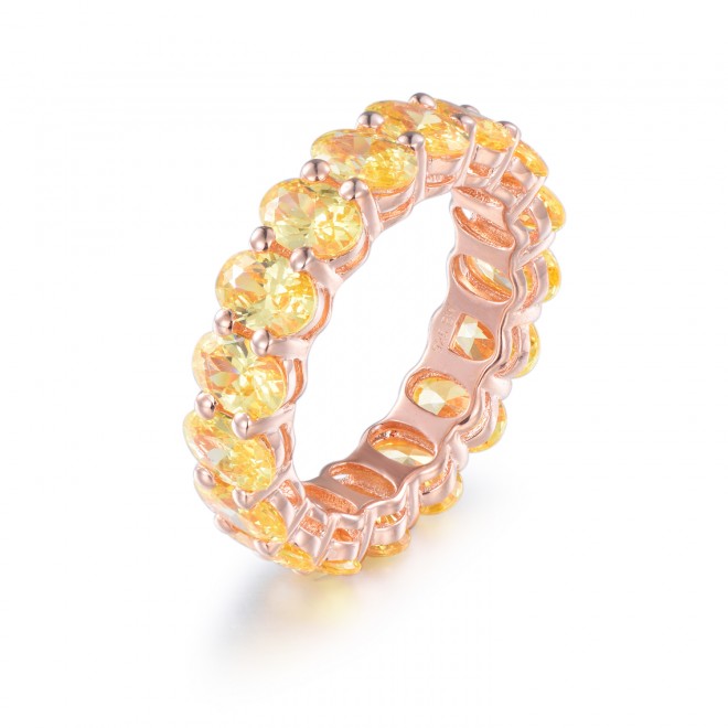 Yellow Oval Ring